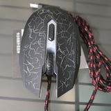 Seibosfy Q-7 Wired USB Gaming Mouse Optical LED RGB Braided Cable New