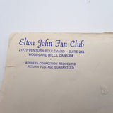 Vintage Elton John Fan Club 1975 1976 Newsletter Poster Mailer Set