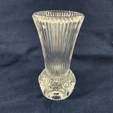 Vintage Fostoria Thumbprint Melissa Pattern 5" Crystal Bud Vase LN