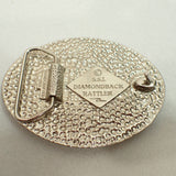 SSI Diamondback Rattler Eagle Belt Buckle Western Handcrafted USA 3-7/8" Vintage