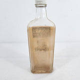 1930s Sloan's Liniment Glass Bottle Original Label Metal Cap Medicine 7" EMPTY