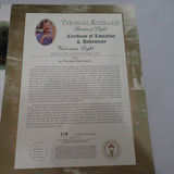 Thomas Kinkade Victorian Light 24x20 Ltd Ed Canvas #218/1100 Signed COA, Framed