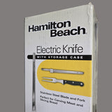 Hamilton Beach 74250R Electric Knife w/Storage Case White - NEW, Never Used