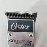 Oster GOLDEN Two Speed 120V A5 Prof Hair Clipper 5-14C w/Cryotech Size 10 Blade