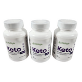 (3) Lifestyle Keto Diet Pills Ketogenic Weight Loss Mgmt (60) 700mg Exp 5/2025