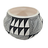 1950-60s Polychrome Pottery Olla Jar from Acoma, NM, Signed MA by Ma Aragon