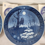 Royal Copenhagen, B&G, and Porsgrund Collector Plates 1973 to 1977 Set of 8