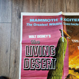 1971 Disney Home Video The Living Desert &Vanishing Prairie 27x41 Poster  R71/30