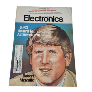 Vintage McGraw-Hill Electronics Magazine - Oct 6, 1983 Annual Technology Update