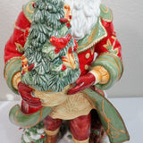 Fitz & Floyd Bellacara Santa 19" Figurine Centerpiece w/Box 2008 Handcrafted