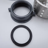 New Stainless Steel 3.5" Kitchen Sink Basket Strainer Drain Assembly w/Gaskets