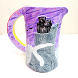 Wizard of Oz Star Jars Cookie Jar, Emerald City Pitcher & 4 Glasses 1998 Set VG