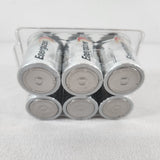 NEW Energizer D Batteries, D Cell Battery Alkaline, 6 Count -Good Until DEC 2027