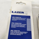 Lot of 2 - Halo LAZER Track Lighting LZR212P Mini Connector White NEW in Box