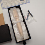 Gold Fountain Pen Tardis Wood Dr. Who COA New by 1893Woodcrafts Limited Edition