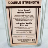 1930-1950s Watkins Double Strength Imitation Vanilla Extract 11 Oz Glass Bottle