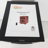 Source Green Heat 1500W Portable Infrared Heater BL1000HH13 - SGH-1500 - Black