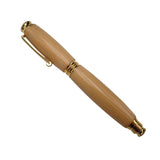 Gold Fountain Pen Tardis Wood Dr. Who COA New by 1893Woodcrafts Limited Edition