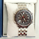 Seiko Duo-Display Quartz H023 Analog Digital World Time Watch New in Box Vintage