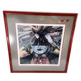 Vtg 1996 Cheyenne Dog Soldier Print by Lisa Achnuder - Signed, Framed & Matted