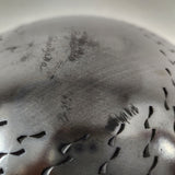 Reynaldo Quezada Mexican Black-ware Signed Pottery 11" x 4" Tejido Bowl - RARE