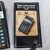 Vtg Texas Instruments 1974 Slide Rule Electronic Calculator SR-50 w/LED Display