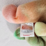 NEW 1999 Sammy "Sosa" Rainbow Bear Retired Ty Beanie Baby Toy Doll
