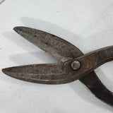 Vtg Wiss & Sons USA No. 8 Metal Shears Tin Snips Cutting Tool 14" Forged Steel